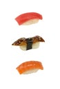 Nigiri tuna eel salmon